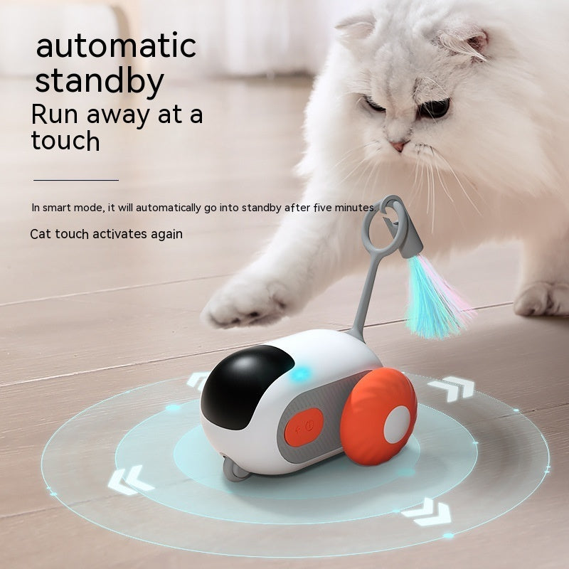 Interactive Remote Control Cat Car – USB Rechargeable Smart Chase Toy for Active Cats