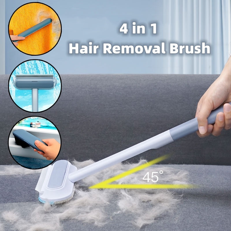 4-in-1 Pet Hair Remover Brush – Multi-Functional Dog & Cat Hair Cleaner, Lint Brush & Window Screen Cleaning Tool