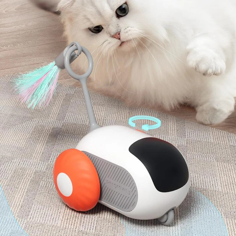Interactive Remote Control Cat Car – USB Rechargeable Smart Chase Toy for Active Cats