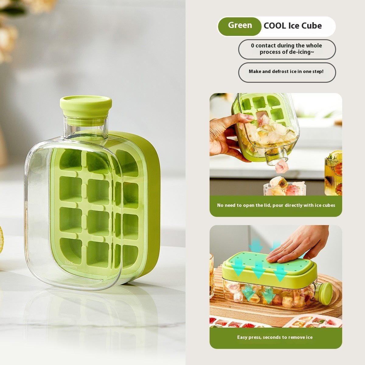 Portable Instant Ice Maker Cup – One-Click Chilled Drink Solution with Straw & Zero-Contact Design