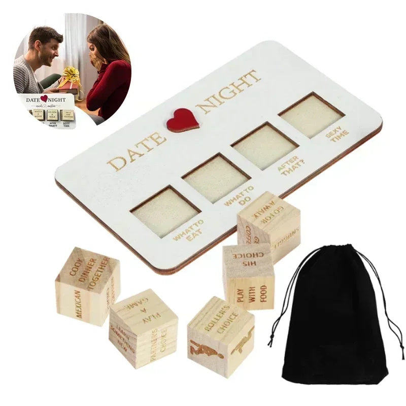 Wooden Date Night Dice Game – Fun & Romantic Ideas for Couples