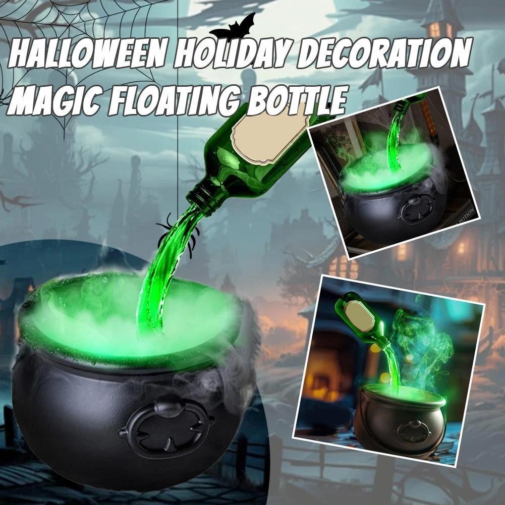 Floating Potion Bottle & Wizard Bowl – Ultimate Halloween Party Prop & Decor!