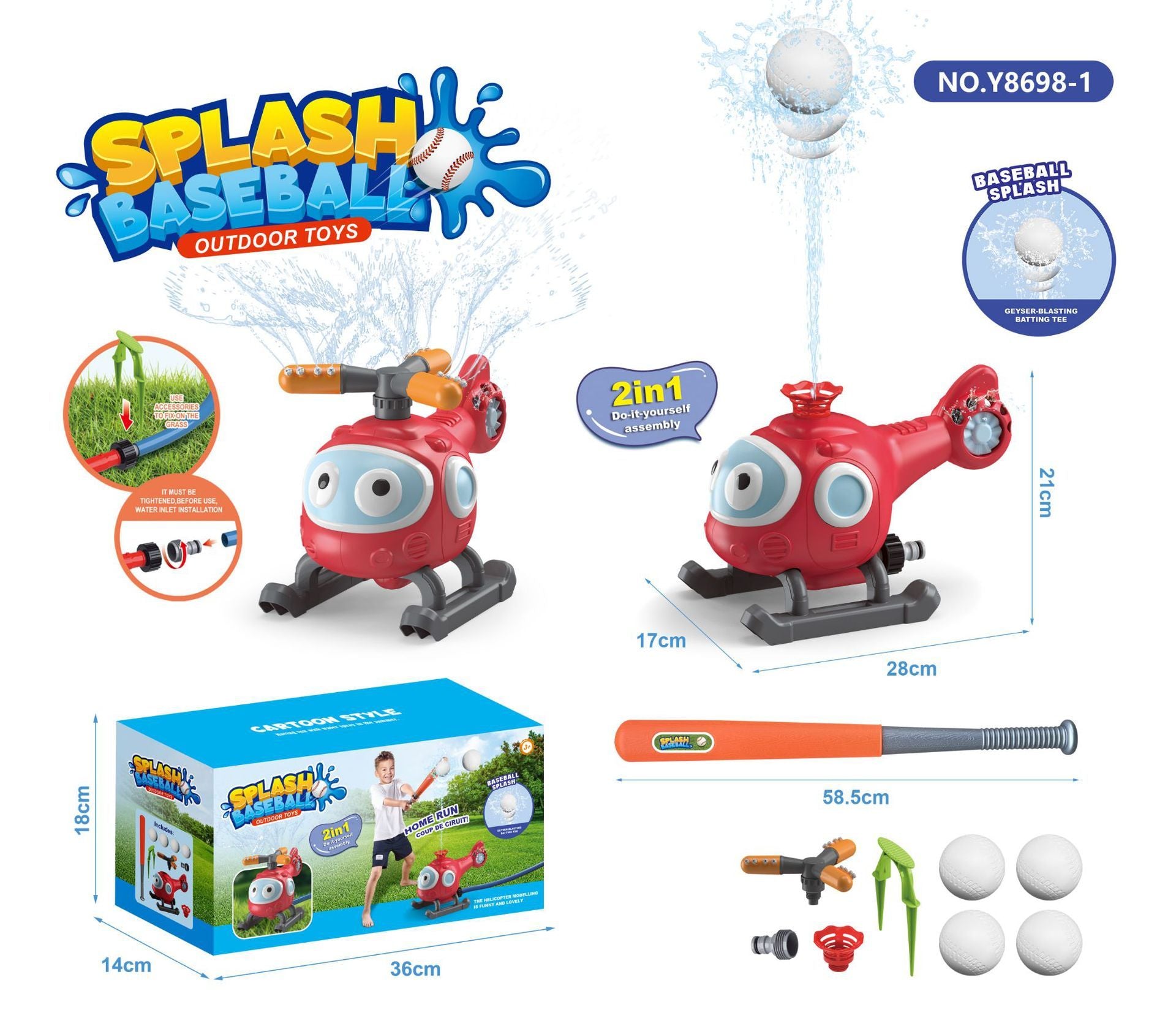 Kids’ Cartoon Sprinkler Water Toy – Outdoor Garden Splash & Baby Bath Fun Toy