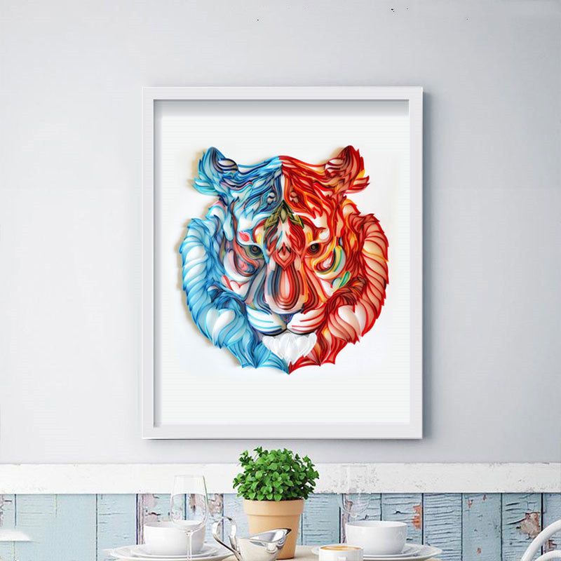 Quilted Paper Art Kit – DIY Illustration & Wall Decor Set