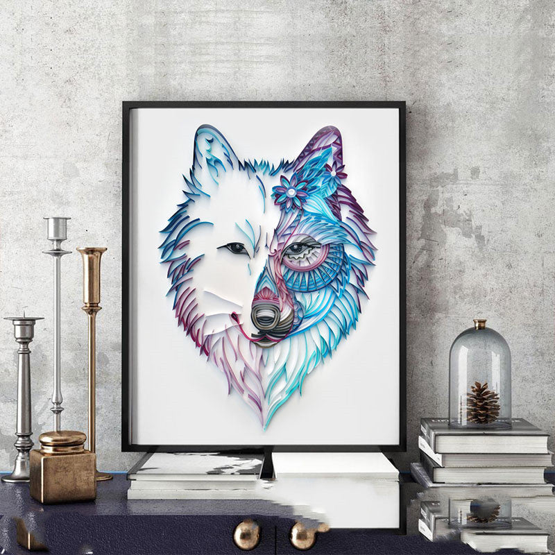 Quilted Paper Art Kit – DIY Illustration & Wall Decor Set