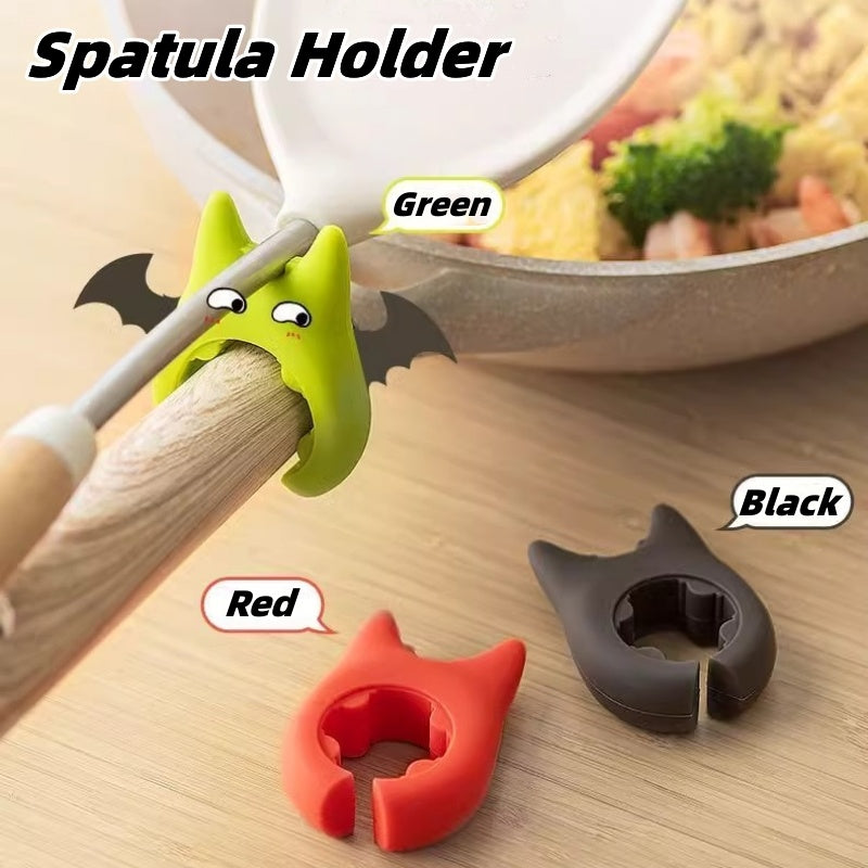 Chef’s Helper: Silicone Spoon Holder & Pot Clip – Spill-Free & Heat-Resistant
