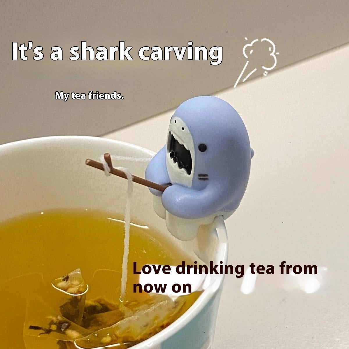 Ins-Style Shark Tea Infuser – Quirky & Functional Decor for Tea Lovers