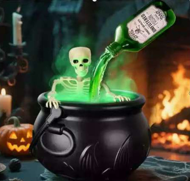 Floating Potion Bottle & Wizard Bowl – Ultimate Halloween Party Prop & Decor!