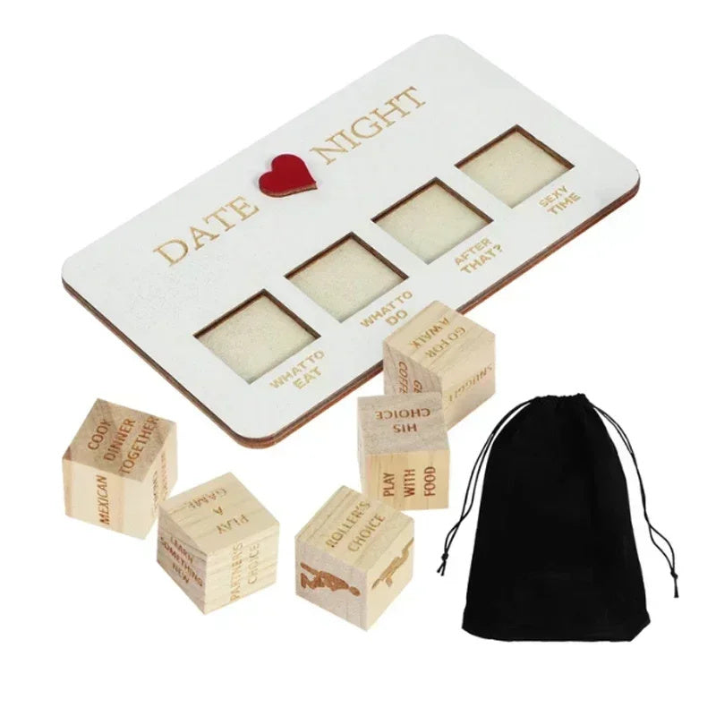 Wooden Date Night Dice Game – Fun & Romantic Ideas for Couples