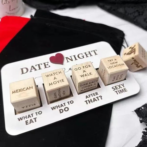 Wooden Date Night Dice Game – Fun & Romantic Ideas for Couples