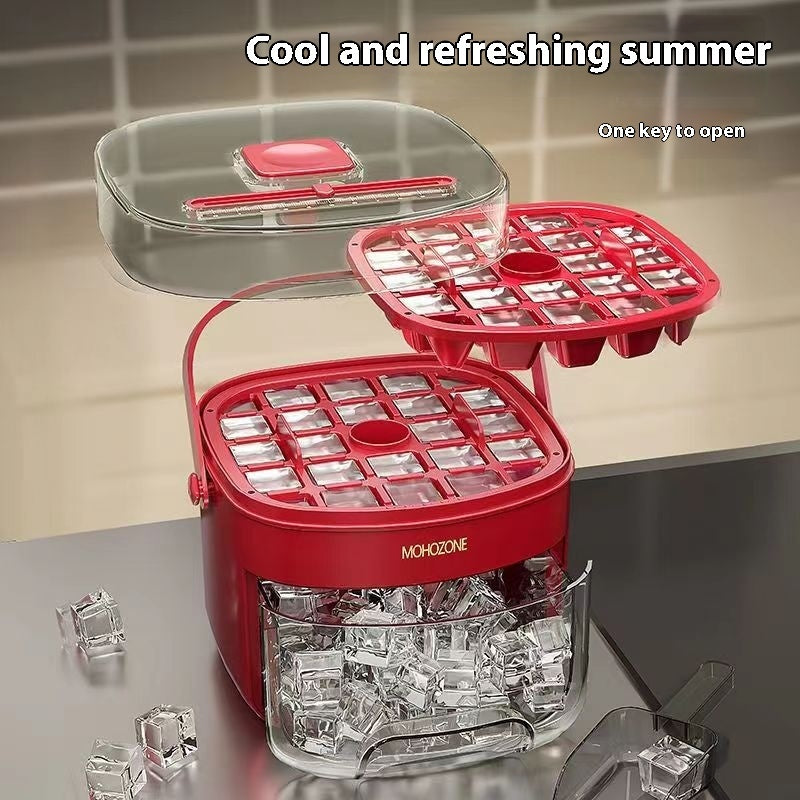 Outdoor Portable Ice Tray – Large 48 Extra-Large Ice Cube Maker