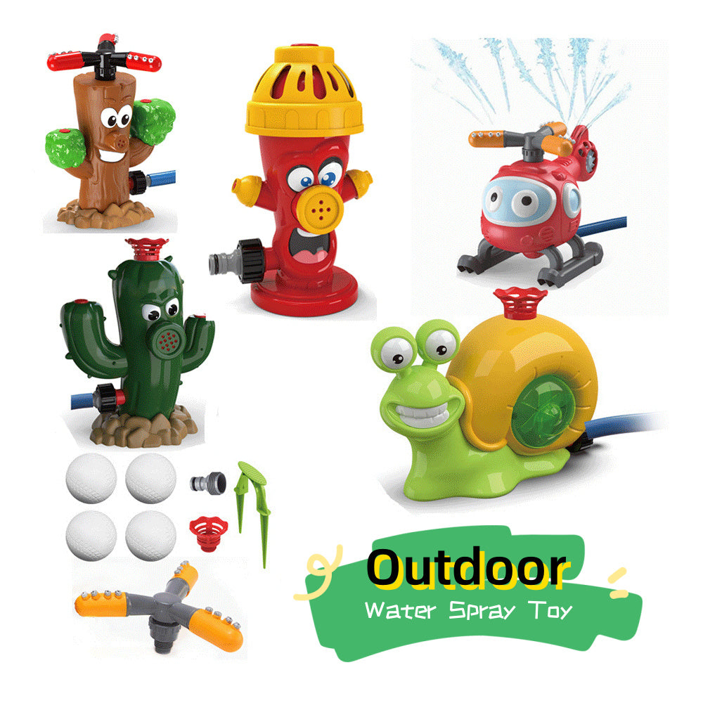 Kids’ Cartoon Sprinkler Water Toy – Outdoor Garden Splash & Baby Bath Fun Toy