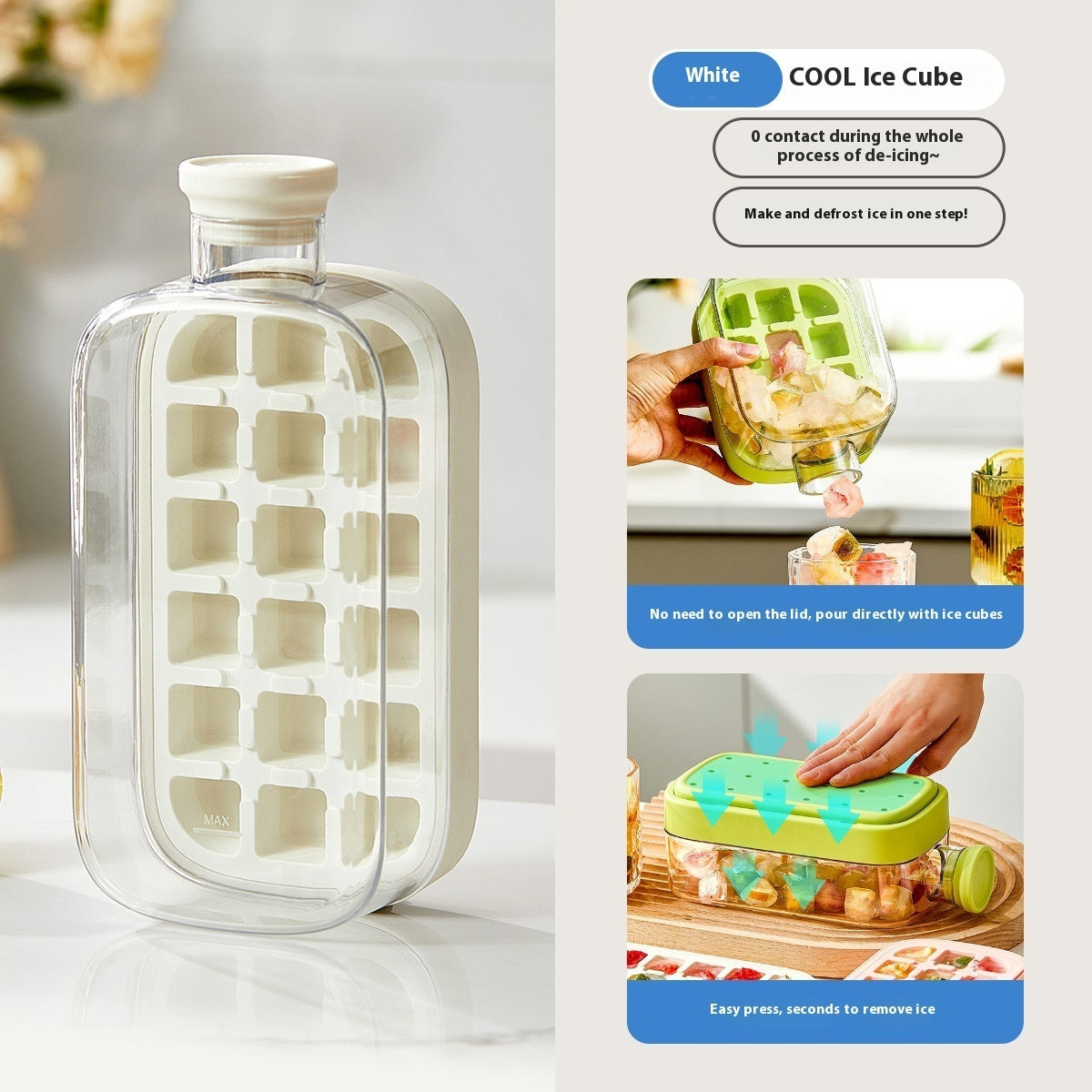 Portable Instant Ice Maker Cup – One-Click Chilled Drink Solution with Straw & Zero-Contact Design