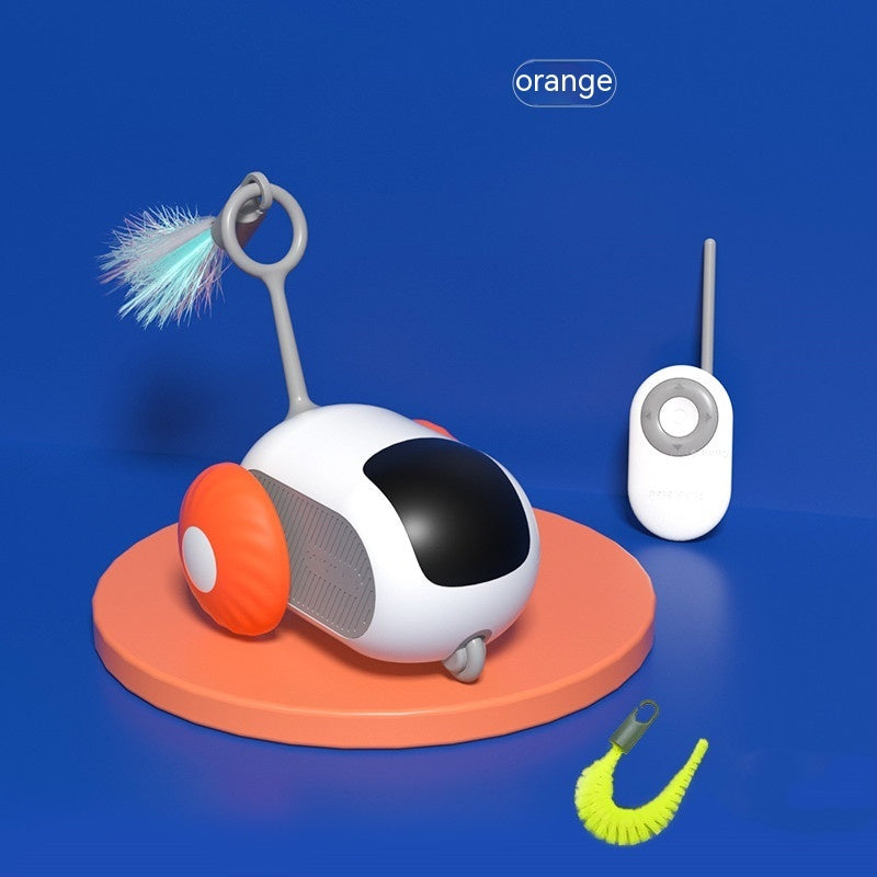Interactive Remote Control Cat Car – USB Rechargeable Smart Chase Toy for Active Cats