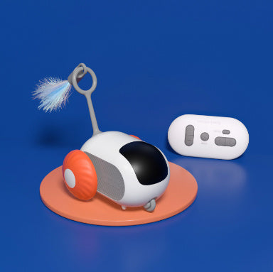 Interactive Remote Control Cat Car – USB Rechargeable Smart Chase Toy for Active Cats