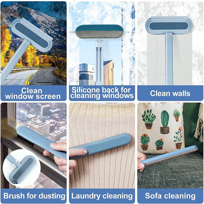 4-in-1 Pet Hair Remover Brush – Multi-Functional Dog & Cat Hair Cleaner, Lint Brush & Window Screen Cleaning Tool