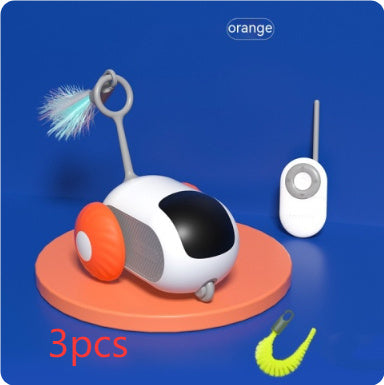 Interactive Remote Control Cat Car – USB Rechargeable Smart Chase Toy for Active Cats