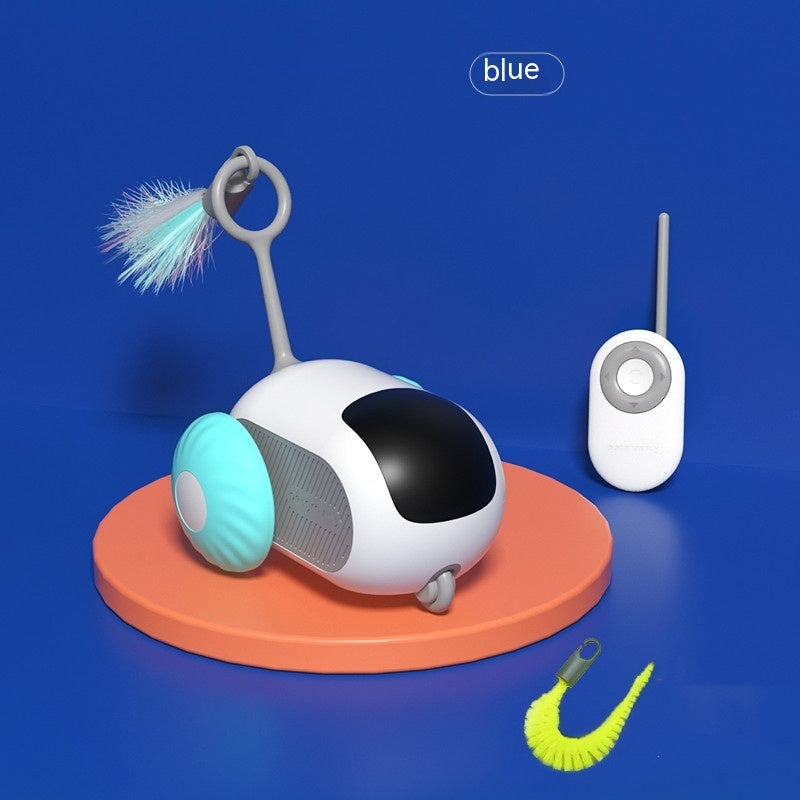 Interactive Remote Control Cat Car – USB Rechargeable Smart Chase Toy for Active Cats