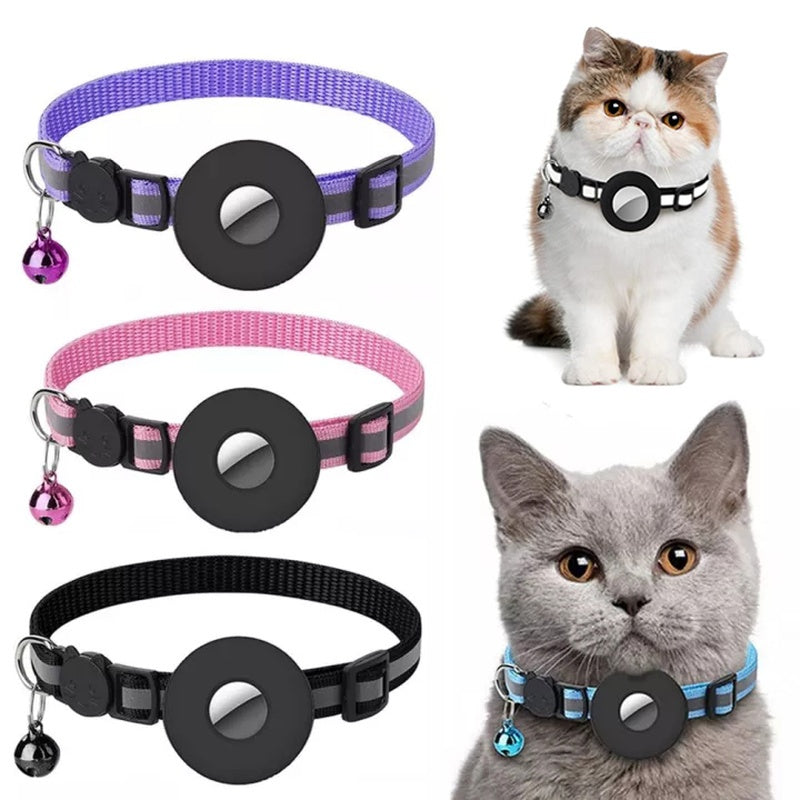 Waterproof Reflective AirTag Case – Secure Pet Collar Holder for Dogs, Cats, Kittens & Puppies