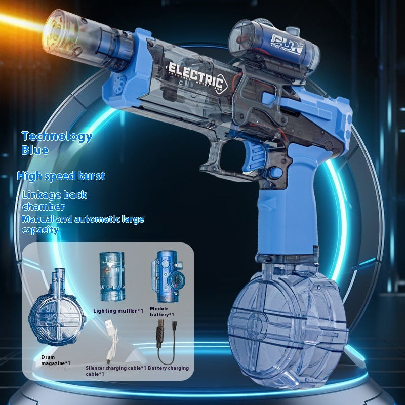 Fire Rat Electric Water Gun – Full-Auto Water Blaster with Cool Lights