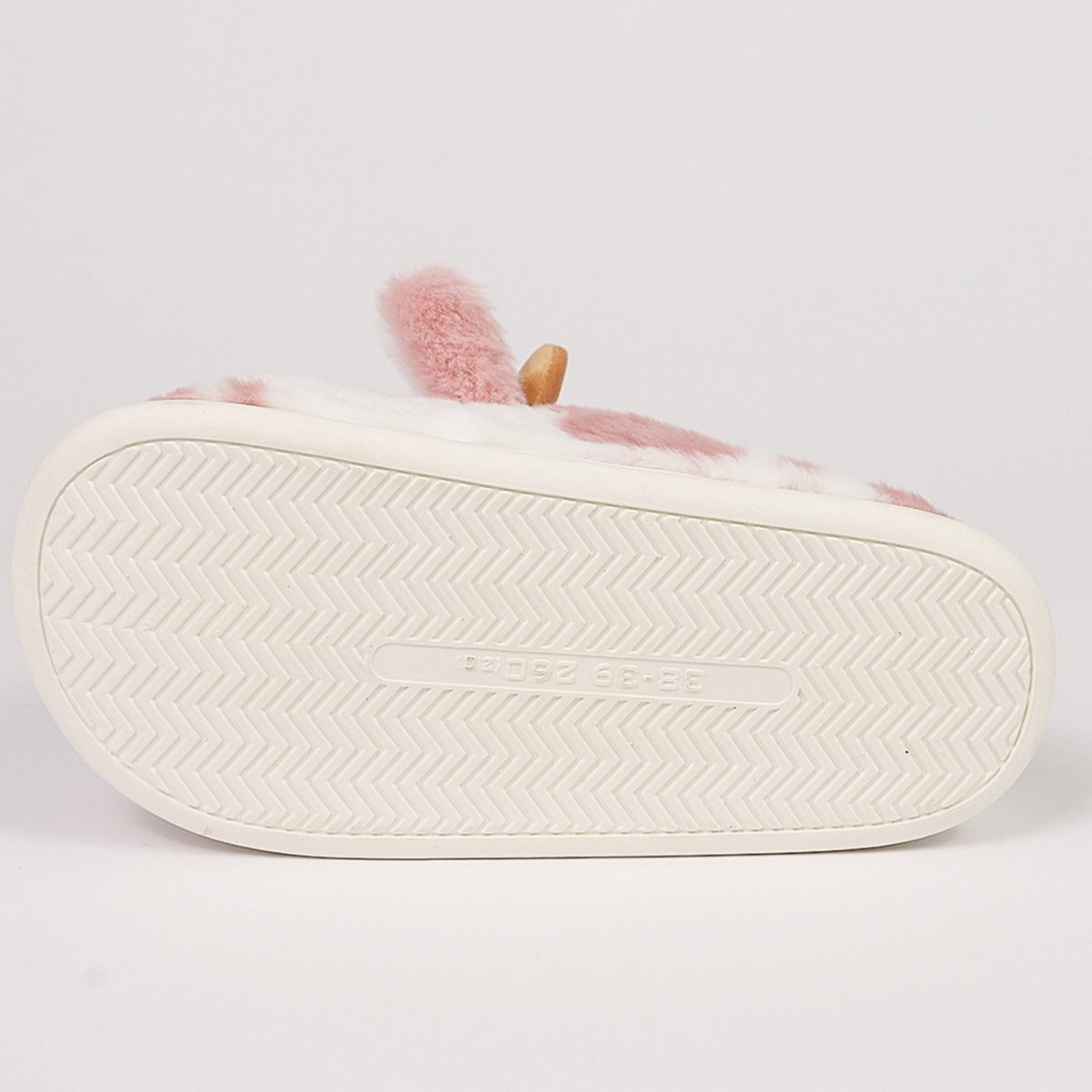 Cute Cow Plush Slippers – Warm, Fuzzy, Non-Slip Indoor Shoes for Winter Comfort