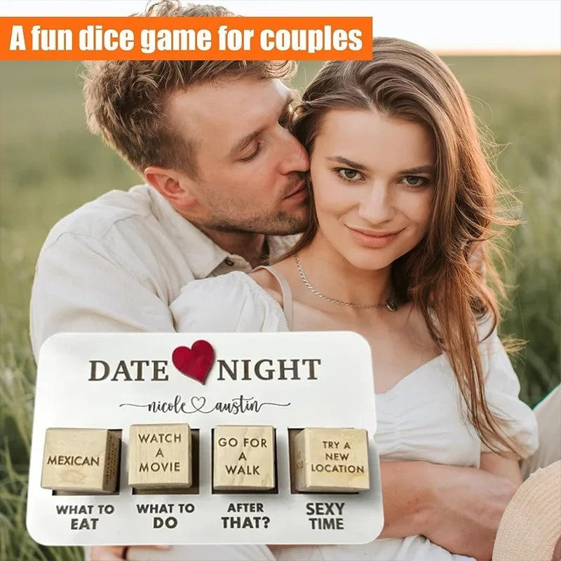 Wooden Date Night Dice Game – Fun & Romantic Ideas for Couples