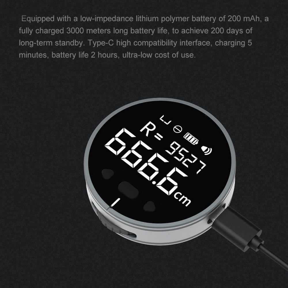 Digital Laser Tape Measure – High-Precision LCD Ruler